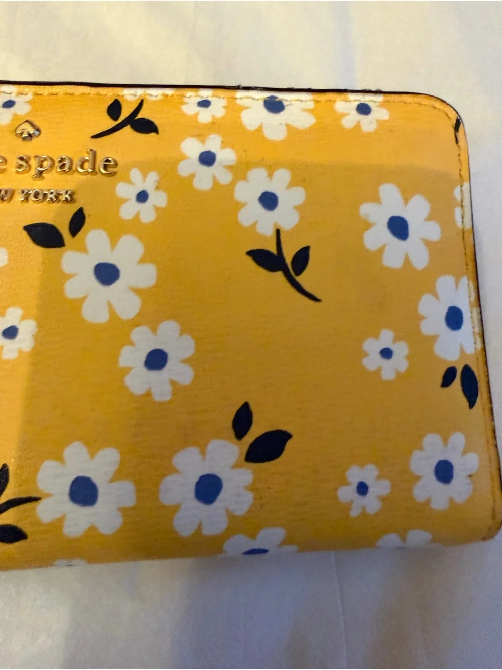 kate spade Yellow Floral Daisy Wallet